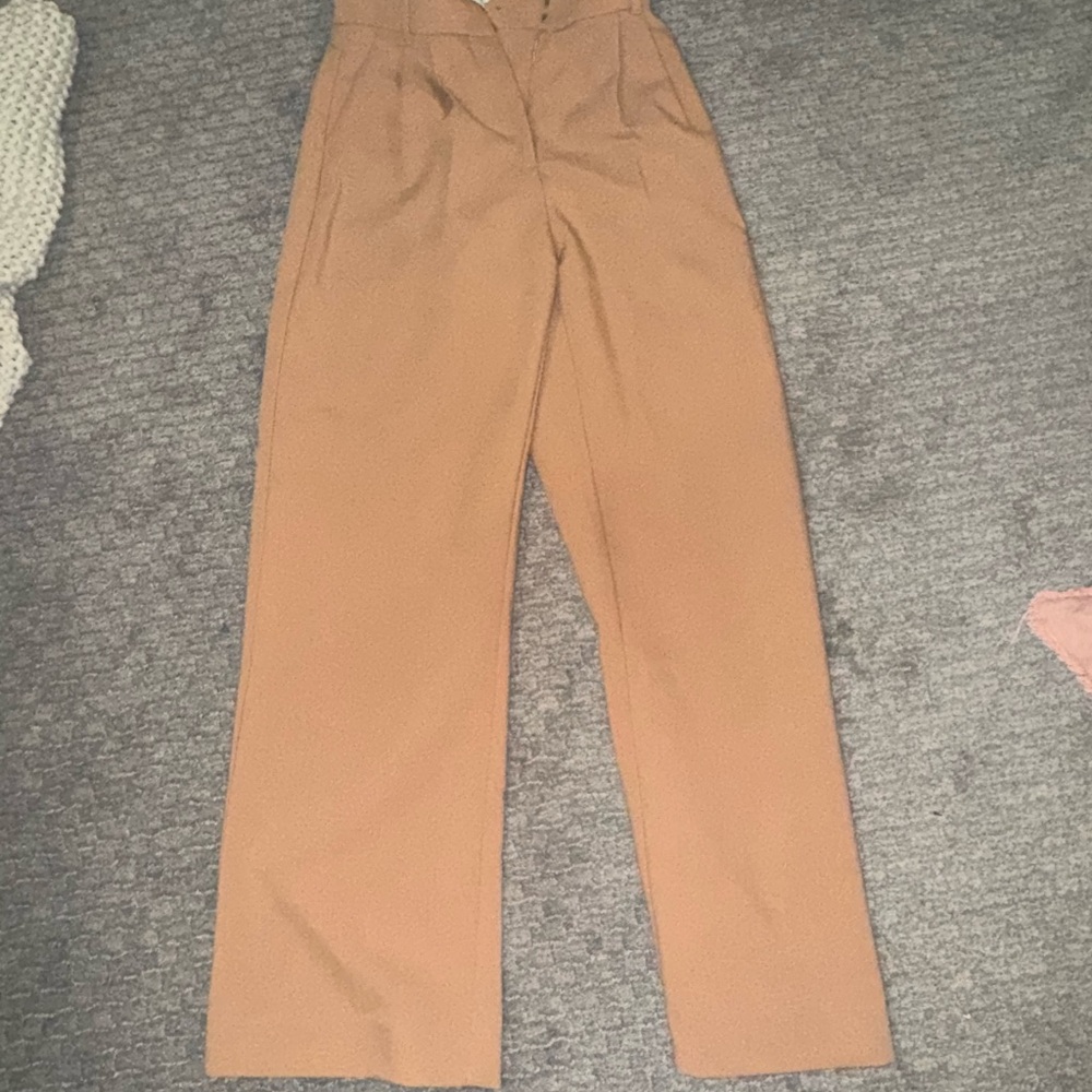Abercrombie & Fitch Tan Wide Leg Pants